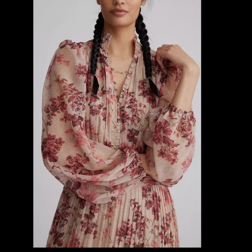 BNWT! Anthropologie let me Be, Maxi floral dress
